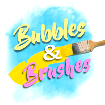Bubbles and Brushes, painting teacher
